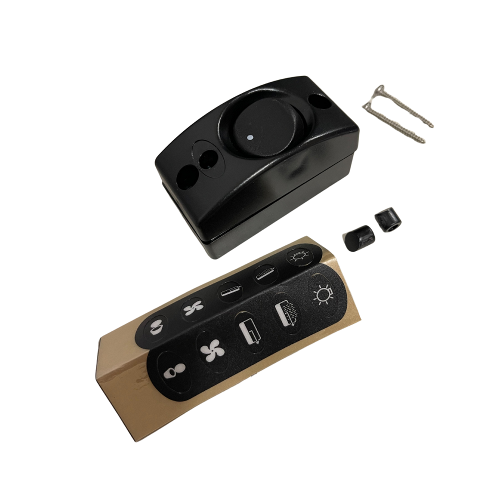 BEP Marine Contour Interior Switch 12V Black - Single Vertical On/Off ...