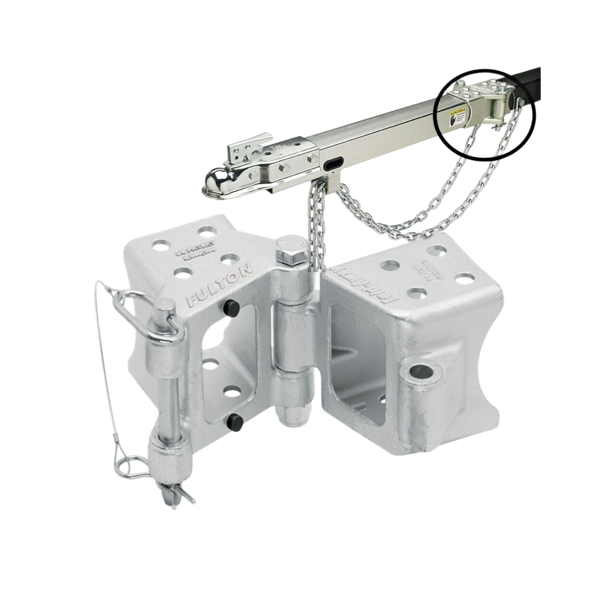 FOLD AWAY DRAW BAR HINGE BOLT ON TYPE Towing Project