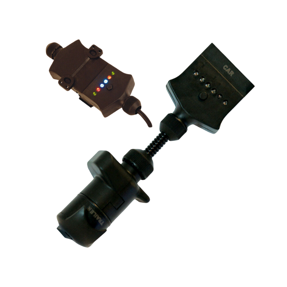Led Towing Adaptor Module KT Cable LED Test 7 Pin Trailer Adaptor FLAT Socket TO Large ROUND PLUG ...