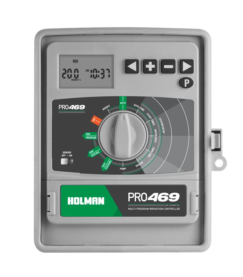 Multi Programme Profile Controller Holman PRO469 6 Station Multi-Program Garden Irrigation Controller ...