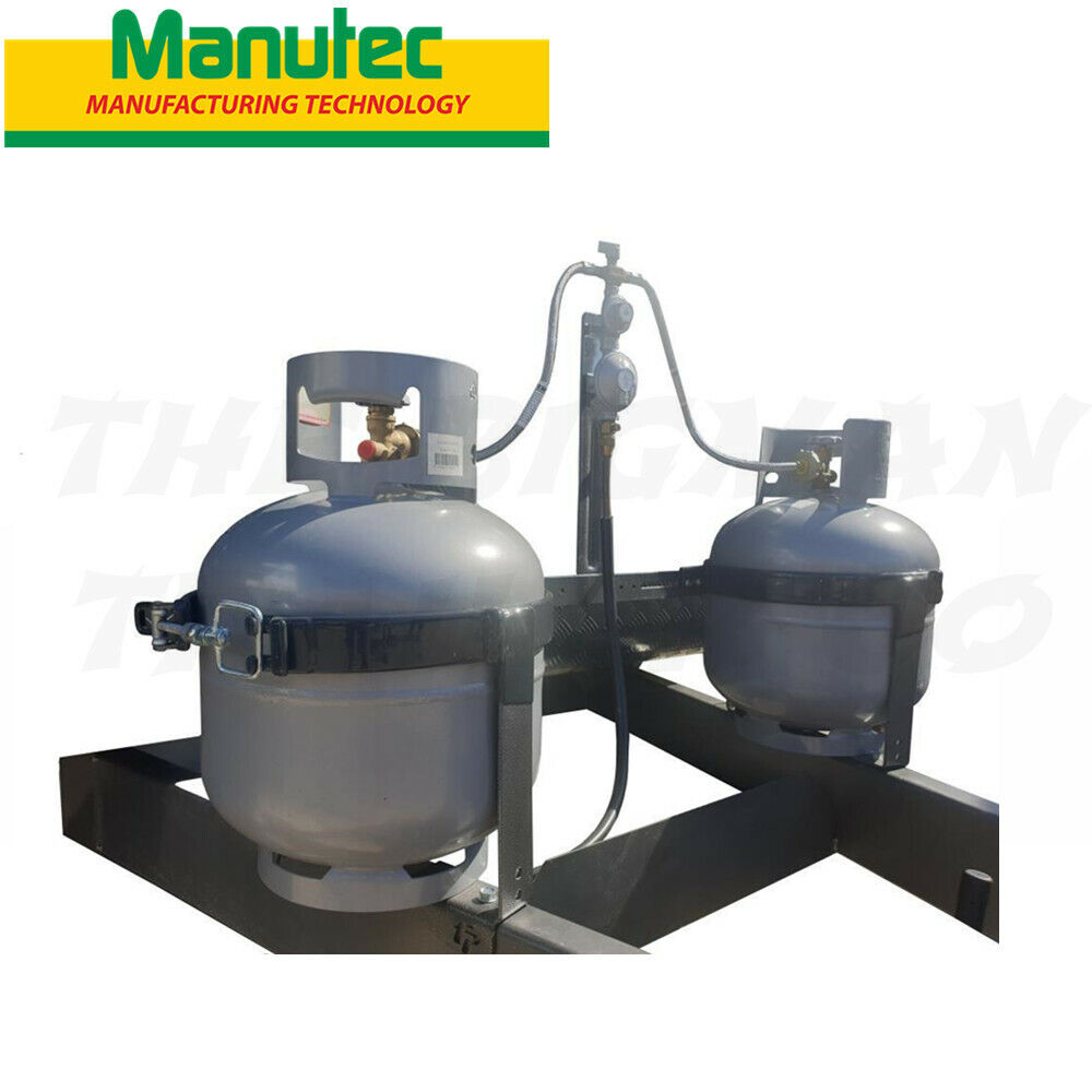 Manutec LARGE ADJUSTABLE GAS BOTTLE HOLDER AFRAME KIT Trailer Caravan